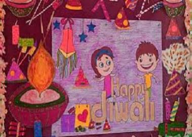 Diwali day drawing